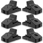 Pest Control Rat Traps, Professional Multi Captsure Set of 6 Large Snap Trap, Solutions for Indoor Outdoor AntiRodent Protection, Reusable Master Trapping Device for Rodents and Chipmunk