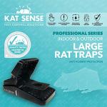 Pest Control Rat Traps, Professional Multi Captsure Set of 6 Large Snap Trap, Solutions for Indoor Outdoor AntiRodent Protection, Reusable Master Trapping Device for Rodents and Chipmunk