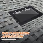 MorningRo 1 Pack Raccoon One Way Excluder Door Inimitable Outside Live Trap Raccoon Repellent Dog Proof Eviction Possum Trap for Attics Home Farms(10.6" X 8.3" X 0.8")