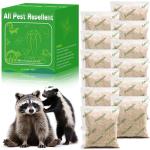 12 Pack Skunk Repellent - Natural Raccoon Repellent Balls for Yards, Gardens, Keep Raccoon Away with Humane & Odorless, Skunk Deterrent Long-Lasting Granules Safe for Pets & Kids