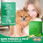 24 Pack Raccoon Repellent Ball, Natural Rodent Repellent Balls for House, Skunk & Raccoon Repellents for House, Keeping Skunk, Raccoon, Mouse, Out of Car, Garage, Attic, RV Mouse Deterrents Pet Safe