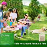 12 Pack Skunk Repellent - Natural Raccoon Repellent Balls for Yards, Gardens, Keep Raccoon Away with Humane & Odorless, Skunk Deterrent Long-Lasting Granules Safe for Pets & Kids