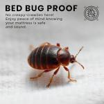 Utopia Bedding Premium Waterproof Bed Bug Mattress Cover, Queen Zippered Mattress Protector, 10 Inches Deep, Dust Mite Proof 6-Sided Mattress Encasement for Bed