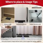 LULUCATCH Mouse Traps, 12 Pack Sticky Mouse Traps Indoor for Home, Pre-Baited Non-Toxic Bulk Glue Traps for Rats, Mice, Mole, Lizards, Pet Safe Pest Control for Home & Garage