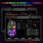 ZIYOU LANG Wired/Wireless Lightweight Gaming Mouse,16 RGB Backlit Mice with 7 Buttons Programmable Driver,PAW3325 12000DPI,Rechargeable 800mA Battery,Lightweight Honeycomb Shell Mouse for PC Gamer