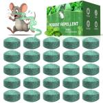 Mouse Rodent Repellent, 25 Pack Peppermint Oil Mouse Repellent Balls for Rats Mice Deterrent, Natural Mouse Traps for Indoor Outdoor Use, Keep Rodents Away from Garden and Home, Family & Pet Safe 03