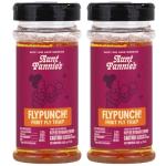 Aunt Fannie's FlyPunch Fruit Fly Trap for Indoor and Kitchen Use, Ready to Use, Made with Plant Based Ingredients, Safe Near Food, Each Bottle Lasts Up to 30 Days, Pack of 2