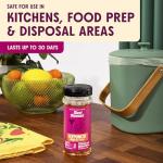 Aunt Fannie's FlyPunch Fruit Fly Trap for Indoor and Kitchen Use, Ready to Use, Made with Plant Based Ingredients, Safe Near Food, Each Bottle Lasts Up to 30 Days, Pack of 2