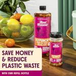 Aunt Fannie's FlyPunch Fruit Fly Trap for Indoor and Kitchen Use, Ready to Use, Made with Plant Based Ingredients, Safe Near Food, Each Bottle Lasts Up to 30 Days, Pack of 2