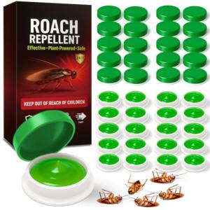 40 Pack Roach Killer Indoor Infestation, Powerful Attraction Cockroach Bait Gel Stations, Quick Kill Formula, Easy to Apply Cockroach Killer for Effective Home Control, Ideal for Kitchens, Bathrooms