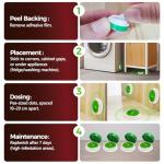 40 Pack Roach Killer Indoor Infestation, Powerful Attraction Cockroach Bait Gel Stations, Quick Kill Formula, Easy to Apply Cockroach Killer for Effective Home Control, Ideal for Kitchens, Bathrooms