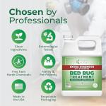 Hygea Natural Extra Strength Bed Bug & Mite Spray- Child & Pet friendly - Stain & Odor Free - 66% Stronger Natural Formula (128 oz)