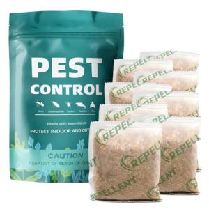 PEVAFI Pest Control Pouches, Rodent Repellent Repel Mice, Mouse, Rats, Ants, Roaches, Spiders, Moths & Other Pest, Mouse Rat Repellent Safe for Kids & Pets, Mice Repellent 8P