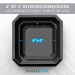 Bed Bug Trap — 12 Pack | TruGuard X Bed Bug Interceptors (Black) | Eco Friendly Bed Bug Traps for Bed Legs | Reliable Insect Detector, Interceptor, and Monitor for Pest Control and Treatment