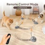 Pawingcat Cat Mouse Toy Remote Control Cat Toy Moving Interactive Cat Toys for Indoor Cats with 2 Modes,3 Adjustable Speeds