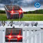 ASPECTEK Predator Eye PRO - Solar-Powered Predator Light with Kick Stand, 4600 Sq. Ft. Coverage for Night-Time Animal Control and Pest Repeller, 2 Pack
