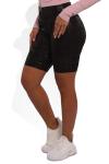 ShoSho Womens High Waist Yoga Biker Shorts Tummy Control Butt Sculpting Athleisure Bottoms Compression Shorts W/Phone Pockets Embossed Snakeskin Print Black Large