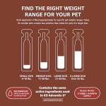 Amazon Basics Flea, Tick & Mosquito Topical Treatment for Large Dogs (21-55 pounds), 6 Count (Previously Solimo)