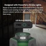 Mice Rat Repellent for House Rodent Squirrel Repellent Ultrasonic Mouse Deterrent Device Bat Removal Attic Garage Basement Crawlspace Indoors(Green)
