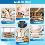 Ultrasonic Rodent Repellent Plug in, Indoor Pest Control for Mice Squirrel Rat Roach Spider Repelling, Electronic Plug in for House Kitchen Garage Basement with Mouse and Rat Repeller