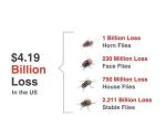 Champion USA JustiFLY Feedthrough Cattle Fly Control | Non-Toxic Larvicide. Controls All Four Fly Species That Affect Cattle. Over 50 Million Head Treated (3 Pack)