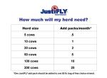 Champion USA JustiFLY Feedthrough Cattle Fly Control | Non-Toxic Larvicide. Controls All Four Fly Species That Affect Cattle. Over 50 Million Head Treated (3 Pack)