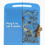 Wondercide - Flying Insect and Fly Trap - Indoor Bug Catcher for Fruit and House Flies, Gnats, Moths, and Mosquitoes - Starter Kit for Home and Kitchen - 1 Plug-in Light and 1 Cartridge
