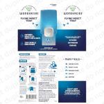 Wondercide - Flying Insect and Fly Trap - Indoor Bug Catcher for Fruit and House Flies, Gnats, Moths, and Mosquitoes - Starter Kit for Home and Kitchen - 1 Plug-in Light and 1 Cartridge