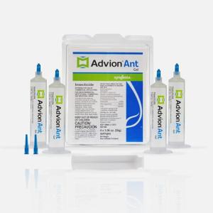 Advion Ant Gel Bait, 4 Tubes x 30-Grams, 1 Plunger and 2 Tips, Effective Bait Formulated with 0.05% Indoxacarb, Indoor and Outdoor Use, Killer Gel for Control of Most Major Ant Species
