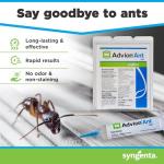 Advion Ant Gel Bait, 4 Tubes x 30-Grams, 1 Plunger and 2 Tips, Effective Bait Formulated with 0.05% Indoxacarb, Indoor and Outdoor Use, Killer Gel for Control of Most Major Ant Species