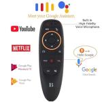 BL Air Mouse Remote Control, Voice Remote 2.4G RF Wireless Remote Control with 6-Axis Gyroscope IR Learning, USB Air Mouse Remote for PC Smart TV Android TV Box HTPC Laptop Projector Android Windows