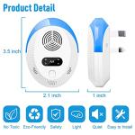 Bectine 2025 Upgraded Mouse Repellent, Ultrasonic Pest Repeller, Home Indoor Pest Repellent for Insect, Roach, Spider, Ant, Bug, Rodent, Mouse, Bugs, Mosquito, Mice, 6 Packs