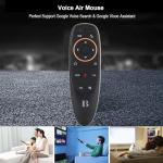 BL Air Mouse Remote Control, Voice Remote 2.4G RF Wireless Remote Control with 6-Axis Gyroscope IR Learning, USB Air Mouse Remote for PC Smart TV Android TV Box HTPC Laptop Projector Android Windows