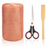 Copper Mesh Rodent Control, 5 in x 35 ft Proof Wire Screen Roll for Mice Rat Rodent, Bat & Snail, DIY Blocker Weep Hole Filler & Wool Mouse Trap