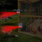 2024 Upgraded Solar Nocturnal Ultrasonic Animal Repeller, 2024 Cat Outdoor, Animal for Dog, Squirrel, Raccoon, Skunk, Rabbit, Fox, Deer, etc for Chicken Coop,Farm,Coyote