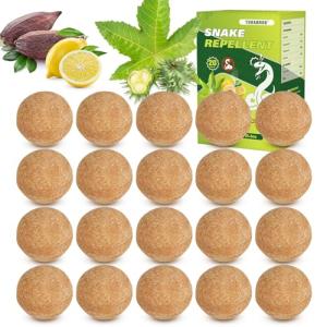 20 Pack Snake Repellent, Natural Plant Essential Oils to Repel Snake, Snake Repellent for Yard, Garden，Indoor