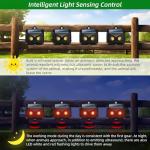 2025 4PACK Solar Nocturnal Animal Repeller Predator Control Light Coyote Repellent Devices with LED Lights Outdoor Night Guard Animal Predator Repellent for Deer,Cat,Coyote from Yard Farm&Chicken Coop