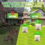 16 Pack Snake Repellent for Outdoor & Indoor Use, Natural Snake Deterrent for Yard Powerful, Pet and Child Safe, Long-Lasting Snake Away Pouches for Lawn, Garden, Garage, Basement,Snake Repellent