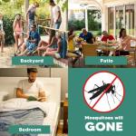 Kopplvn Mosquito Repellent Outdoor Patio, Mosquito Repellent Indoor for Home, Mosquito Repellant for Yard, Front Door Mosquitoes Deterrent, Garage Mosquito Control, Keep Mosquito Away for Camping-8P