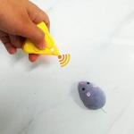 Gosyfeti Remote Control Mouse Toy, Electric RC Rat Animal, for Prank Joke Trick, Cat Playing, Kid's Children's Funny Birthday (Grey)