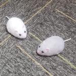 Gosyfeti Remote Control Mouse Toy, Electric RC Rat Animal, for Prank Joke Trick, Cat Playing, Kid's Children's Funny Birthday (Grey)