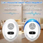 Seozio Ultrasonic Pest Repeller Indoor, Mouse Repellent, Pest Control, Pest Repellent for Home,Kitchen, Office, Warehouse, Hotel 6 Packs