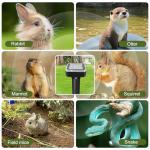 8 Pack Ultrasonic Mole Repellent,Solar Powered Gopher Mole Repellent Stakes for Chipmunks,Snake,Gophers,Voles,Waterproof Sonic Moles Deterrent for Home Garden,Yard(8 Pack)