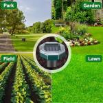Mole Repellent Solar Powered, Ultrasonic Mole Deterrent Stakes, Sonic Spikes Repeller Snake Groundhog Vole Gopher Repellent for Lawns Garden Yard