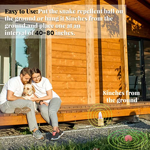 Snake Away Repellent Balls - 24 Pack