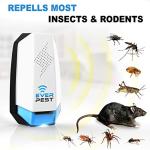 Ultrasonic Pest Repeller Control Plug in 2 Pack- Electronic Insect Defender - Roach Bed Bug Mouse Mosquito - Indoor Reject - for Cockroach Ants Mice Fly Rat Bedbug 848vn