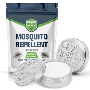NCOPDFF Mosquito Repellent Outdoor Patio, Mosquitoes Deterrent for Yard,Mosquito Repellent Indoor, Outdoor Mosquito Control, Keep Mosquito Away,Plant Based Ingredients,Great for Room/Travel/Camping-2P