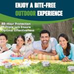 NCOPDFF Mosquito Repellent Outdoor Patio, Mosquitoes Deterrent for Yard,Mosquito Repellent Indoor, Outdoor Mosquito Control, Keep Mosquito Away,Plant Based Ingredients,Great for Room/Travel/Camping-2P