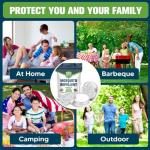 NCOPDFF Mosquito Repellent Outdoor Patio, Mosquitoes Deterrent for Yard,Mosquito Repellent Indoor, Outdoor Mosquito Control, Keep Mosquito Away,Plant Based Ingredients,Great for Room/Travel/Camping-2P