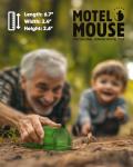 Motel Mouse Humane No Kill Live Catch and Release Mouse Traps, Reusable with Cleaning Brush - 4 Pack